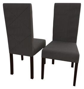 Jedálenská stolička MOVILE 4 - orech / tmavá hnedá 2