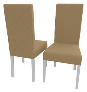 Jedálenská stolička MOVILE 4 - biela / béžová
