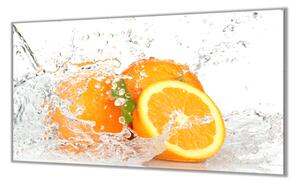 Ochranná doska pomaranč ovocia vo vode - 55x55cm / NE