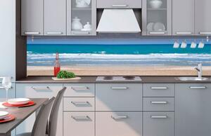 Samolepiaca fototapeta do kuchyne opustená pláž - 180x60