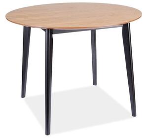 SIGNAL SIG Okrúhly jedálenský stôl TACOMA dub 100x100x75
