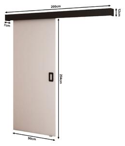 Posuvné dvere BORISA 1 - 90 cm, biele