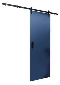 Posuvné dvere s kovaním LEONTINA 1 - 90 cm, modré