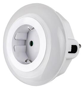 Rabalux ABEL LED nočné svetlo so zásuvkou 230V 0.54W 3000K + RGB