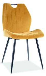 SIGNAL SIG Jedálenská stolička ARCO velvet žltá