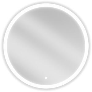 Mexen Oro osvetlené okrúhle kúpeľňové zrkadlo, priemer 80 cm, LED 6000K, proti zahmlievaniu - 9824-080-080-611-00