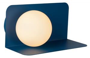 Lucide BONNI Wall Light G9/28W Blue/Opal Glass 45200/01/35