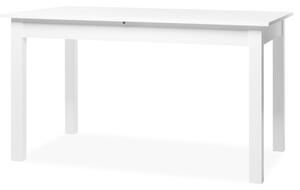 Jedálenský stôl BUD biela, 140x80 cm