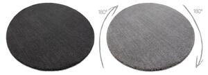 Moderný okrúhly koberec LATIO 7135100, prateľný, sivý