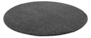 Moderný okrúhly koberec LATIO 7135100, prateľný, sivý