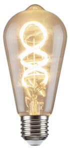 Rabalux LED špirálová filamentová žiarovka ST64 4W/E27/300Lm/2700K+RGB/Dim