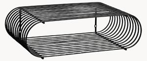 Kovová nástenná polica Curva, Š 40 cm