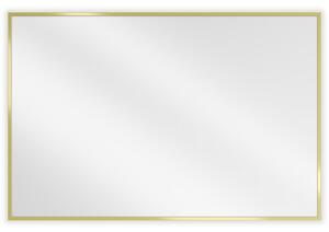 Mexen Loft kúpeľňové zrkadlo obdĺžnikové 90 x 60 cm, zlatý rám - 9852-090-060-000-50