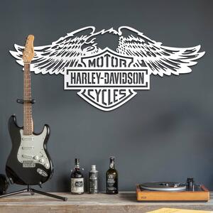 DUBLEZ | Drevený obraz - Logo Harley Davidson