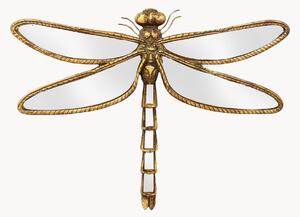 Zrkadlová nástenná dekorácia Dragonfly, Š 35 cm