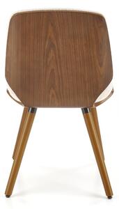 Jedálenská stolička SCK-511 orech/krémová