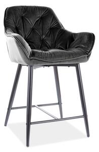 Malá barová stolička LUSINE - čierna