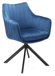 Otočná stolička OTO 1 - modrá / čierna