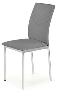 Jedálenská stolička SCK-137 sivá/chróm