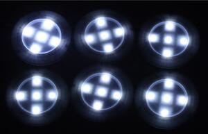 IKO Bezdrôtové LED lampy na diaľkové ovládanie – 6ks