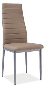 SIGNAL SIG Jedálenská stolička H261 tmavo béžová/aluminium