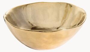 Ručne vyrobená porcelánová miska Gold Edge
