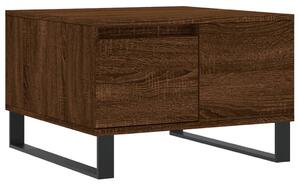 Konferenčný stolík hnedý dub 55x55x36,5 cm spracované drevo