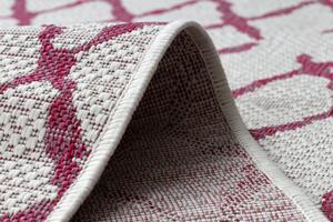 Koberec SISAL SION MREŽA 22129 ecru / fuksia