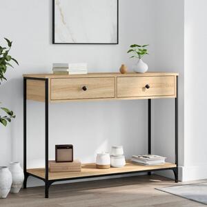 Konzolový stolík BestBerg 834171 / 100 x 34,5 x 75 cm / dub sonoma