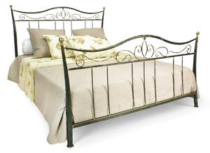 CAMFERO Kovová posteľ Gracja Rozmer postele (matraca): 120x200 cm s nízkym predkom, Farba postele: Black Matt
