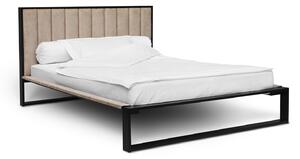 CAMFERO Kovová posteľ Parot Rozmer postele (matraca): 140x200 cm, Farba postele: White Matt