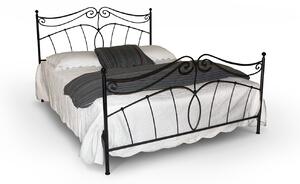 CAMFERO Kovová posteľ Nadia Rozmer postele (matraca): 90x200 cm s nízkym predkom, Farba postele: Ecru