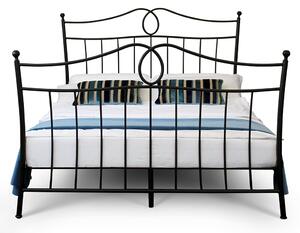 CAMFERO Kovová posteľ Pola Rozmer postele (matraca): 180x200 cm, Farba postele: Piano Black