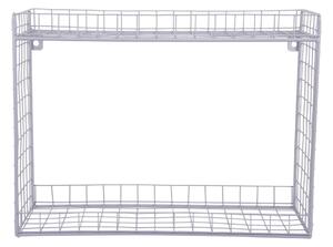 Fialová poschodová oceľová polica 40 cm Reja – PT LIVING