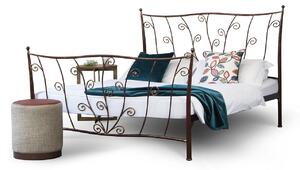 CAMFERO Kovová posteľ Scarlet Rozmer postele (matraca): 160x200 cm s nízkym predkom, Farba postele: White Matt