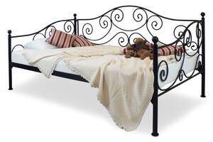 CAMFERO Kovová posteľ Weronika II Rozmer postele (matraca): 120x200 cm s nízkym predkom, Farba postele: White Gloss