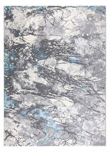 Koberec CORE W9789 Abstrakcia, šedo / modrý