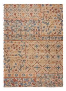 Ručne tkaný koberec s prímesou juty v prírodnej farbe 160x230 cm Taylor Patchwork – Flair Rugs
