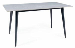 Jedálenský stôl HANAN - šedý / čierny