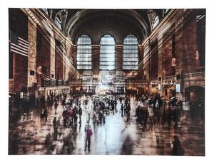 KARE DESIGN Obraz na skle Grand Central Station 120 × 160 cm 120 × 160 × 4 cm