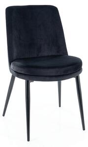 Jedálenská stolička LAYLA - čierna