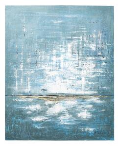 KARE DESIGN Olejomaľba Abstract Blue One 150 × 120 cm 150 × 120 × 3,8 cm