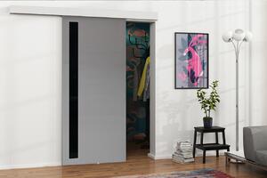 Posuvné interiérové dvere VIGRA 7 - 100 cm, čierne / antracitové