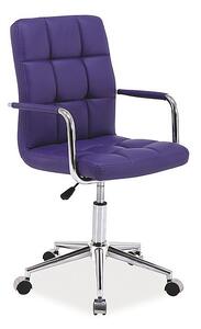 SIGNAL Kancelárska stolička Q-022 ekokoža fialová