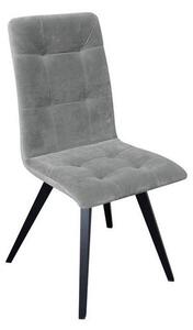 Čalúnená jedálenská stolička MOVILE 14 - čierna / šedá