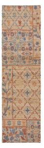 Ručne tkaný behúň s prímesou juty v prírodnej farbe 60x230 cm Taylor Patchwork – Flair Rugs