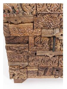 Komoda Shanti Surprise Puzzle Nature 2 Doors 90 × 90 × 40 cm KARE DESIGN