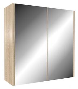 Kúpeľňová zrkadlová skrinka Frea Dub Sonoma