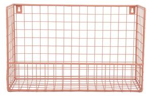Oranžová oceľová polica 40 cm Reja – PT LIVING