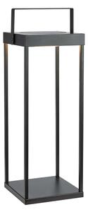 Čierny vonkajší solárny LED lampáš na USB (výška 53 cm) Pure – Markslöjd